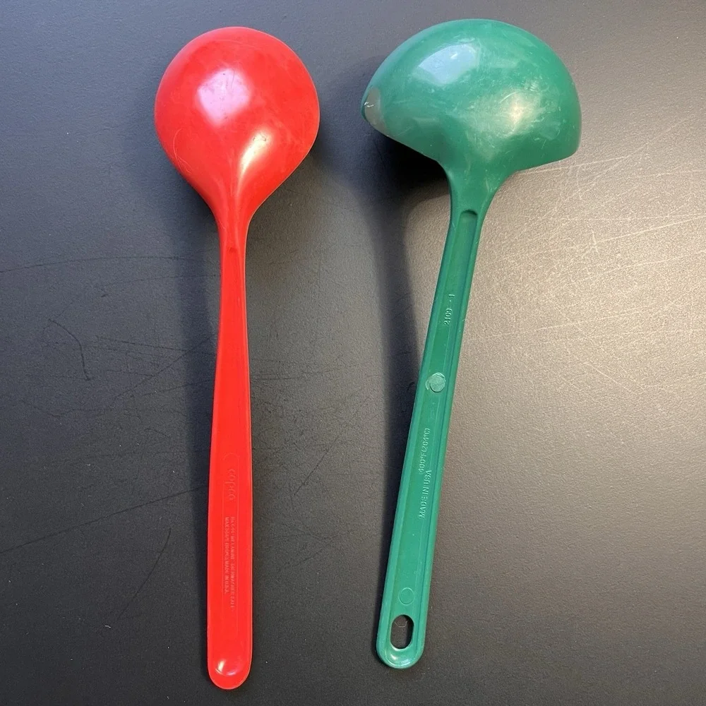 Vintage‎ Lot of 2 Ultratemp Copco Melamine Kitchen Cooking Utensils Spoon Ladle